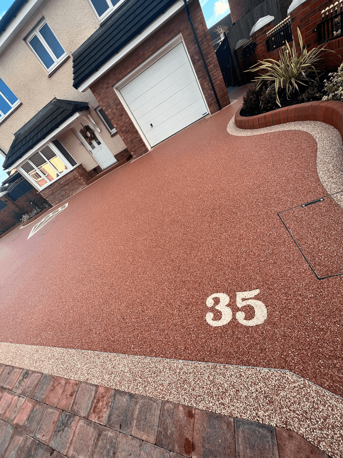 Roma blend driveway install