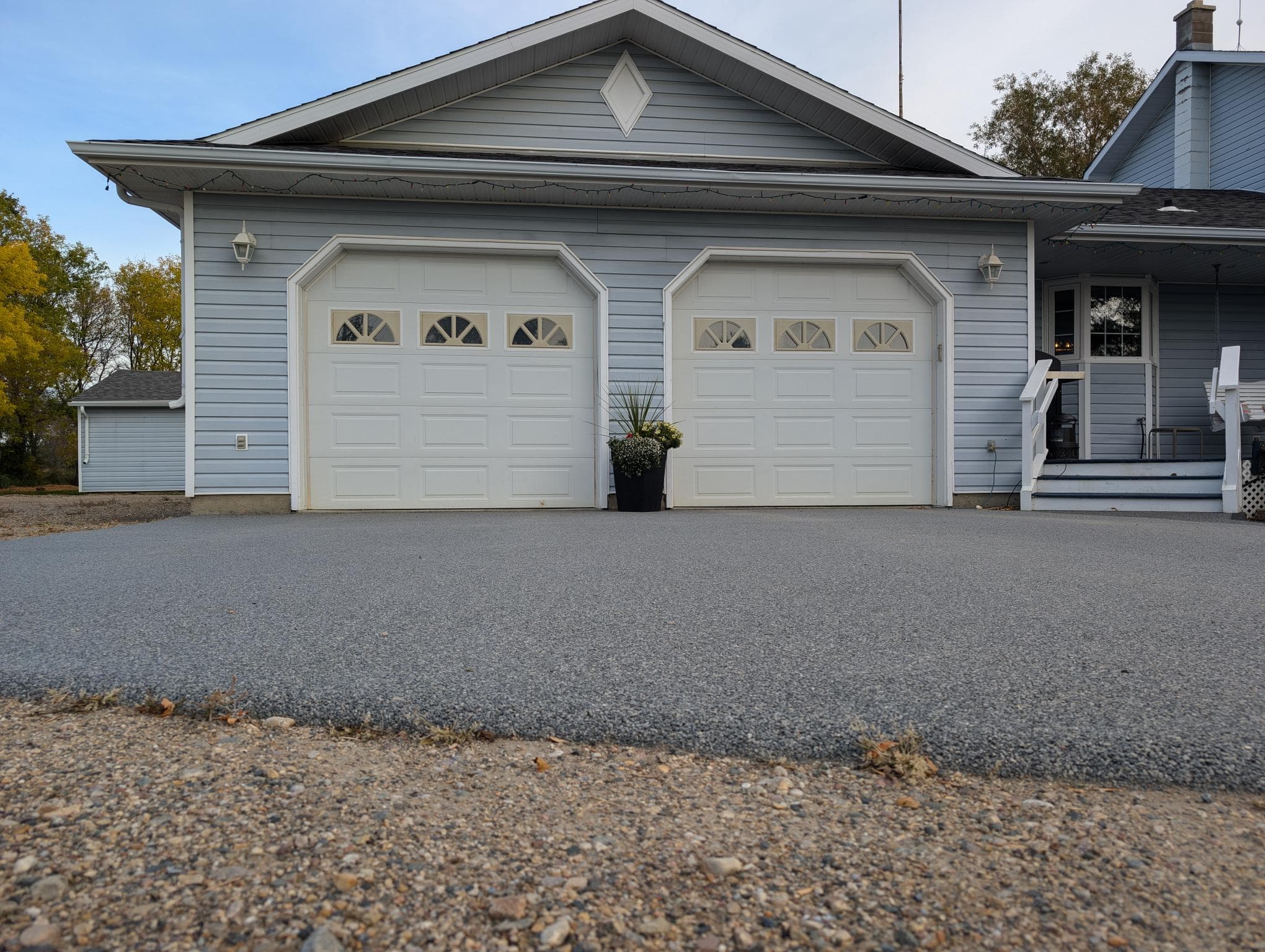 Resin-bound driveway install