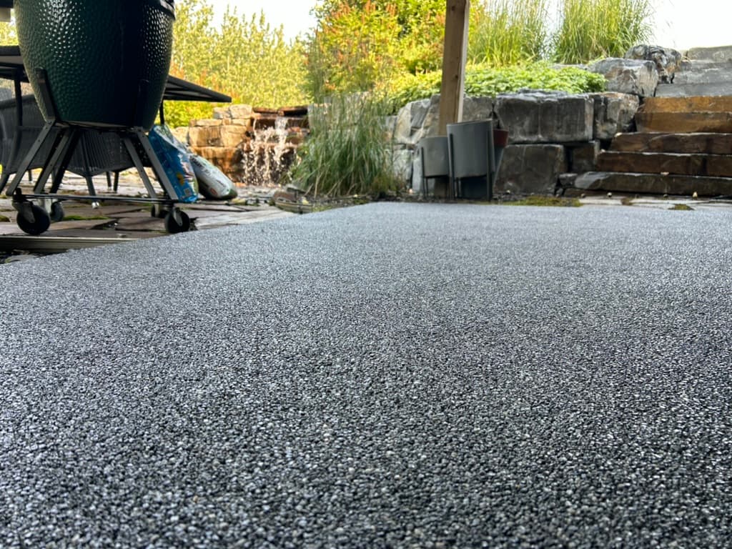 Resin-bound patio install