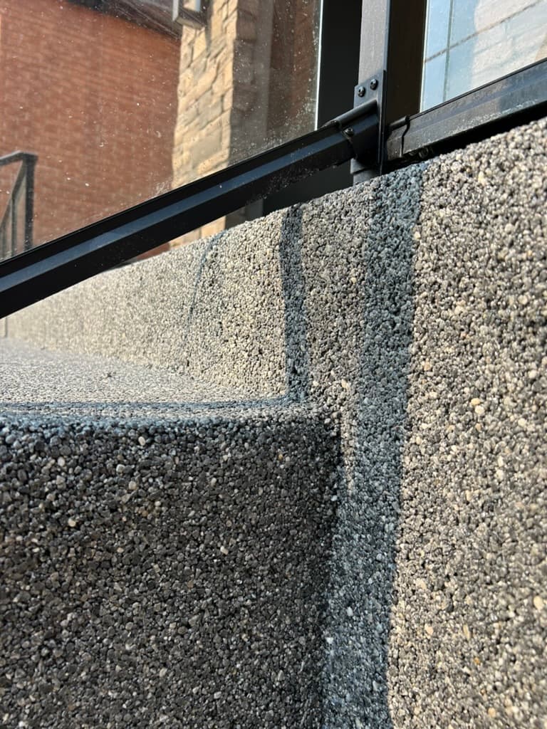 Resin-bound patio install