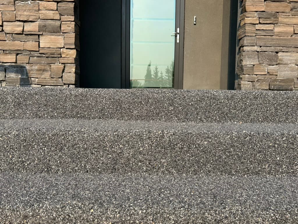 Resin-bound patio install