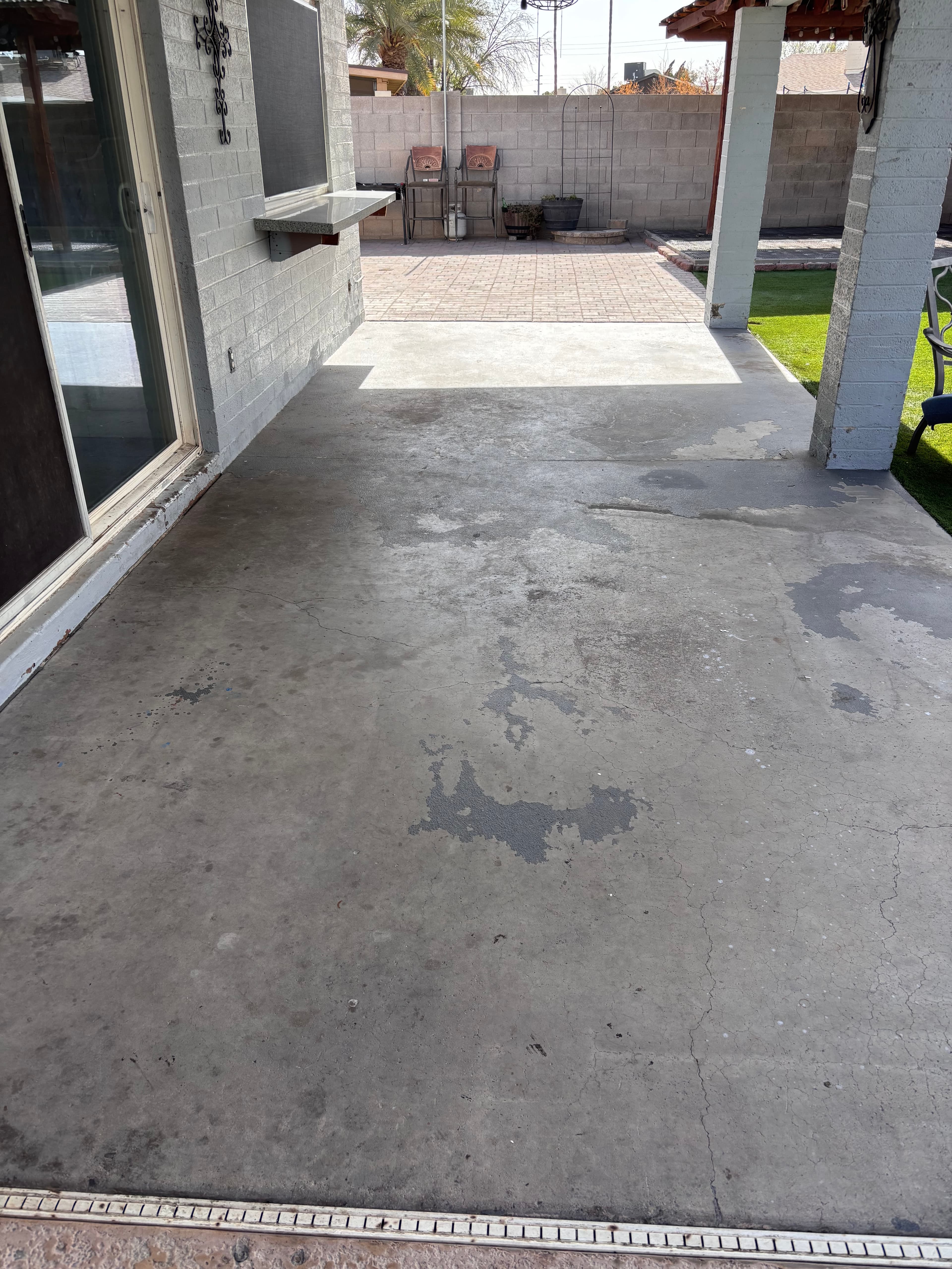 Manny Patio Before 1