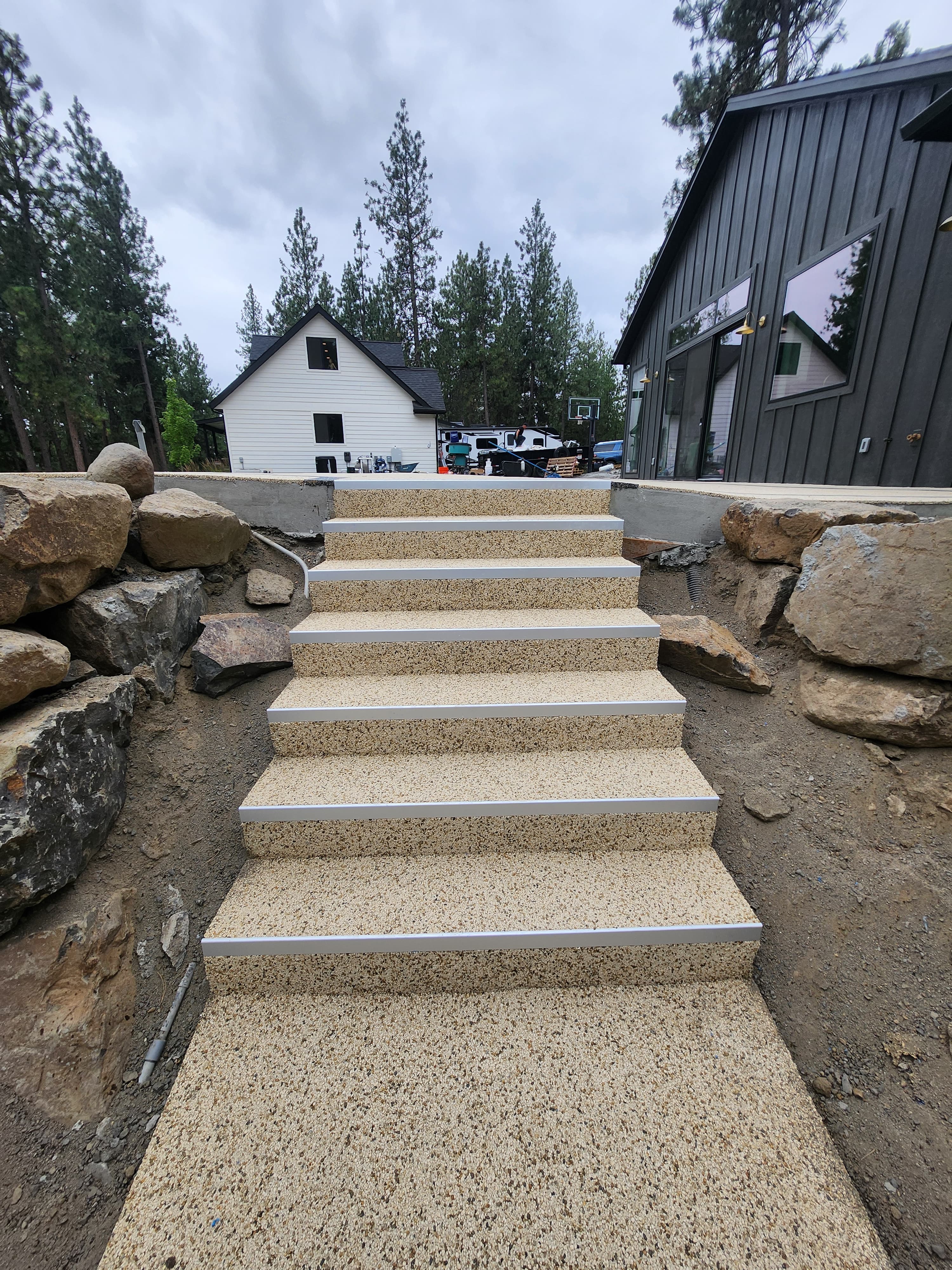 Rio Medina entry steps install